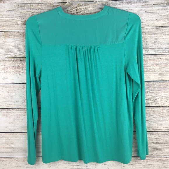 Banana Republic Popover Lace Up Blouse - Picture 4 of 9